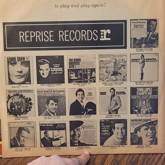 2/$9 Records: Dean Martin "Welcome To My World" 33 1/2 Vinyl LP - Picture 4 of 5